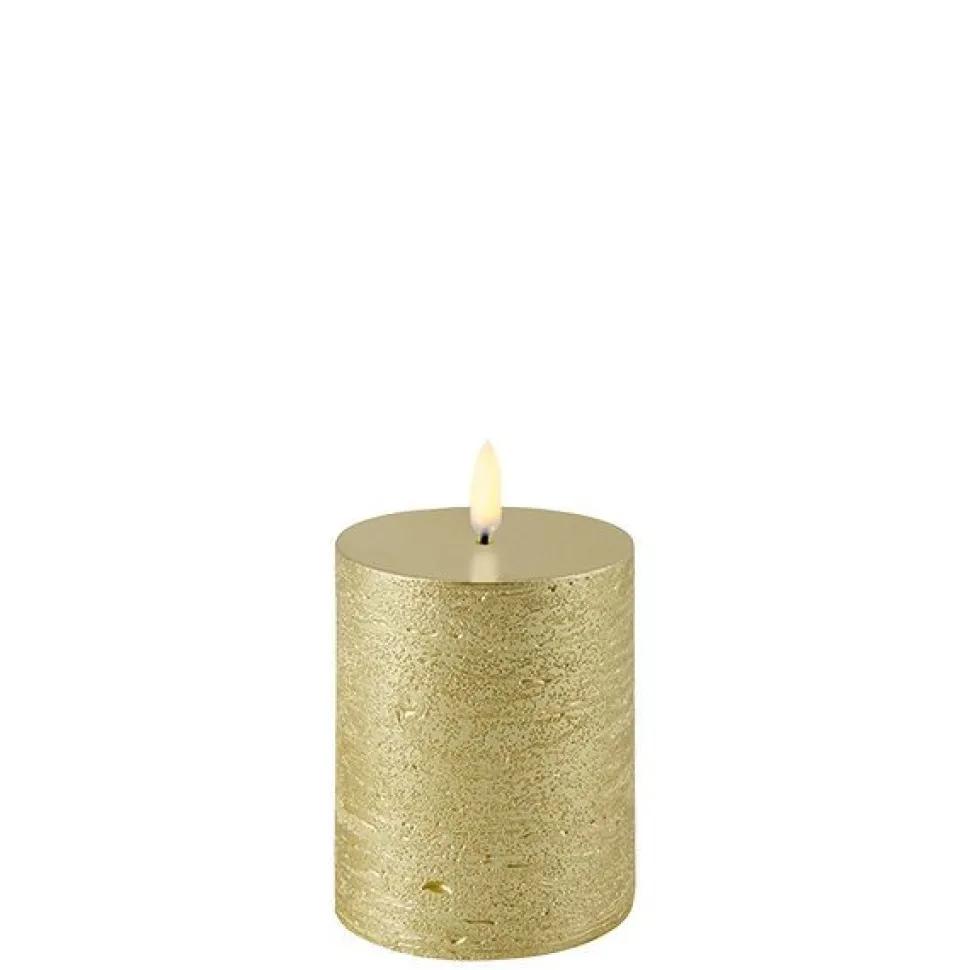 Bloklys (Metallic Gold - 7,8 x 10,1 CM) (LED-lys)
