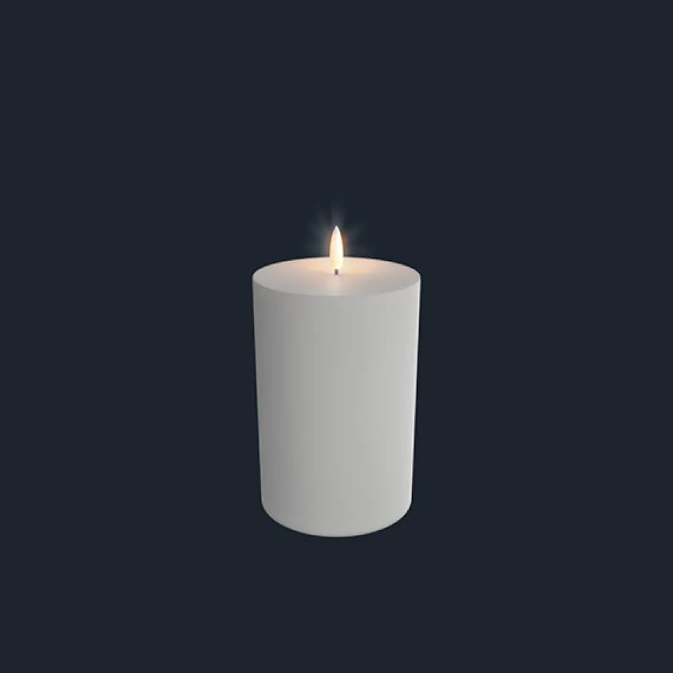Bloklys (Nordic White - 10,1 x 12,8 CM) Outdoor Edition (LED-lys)