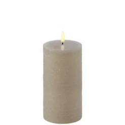 Bloklys (Sandstone) - 7,8 x 15,2 /18 CM) (LED-lys)