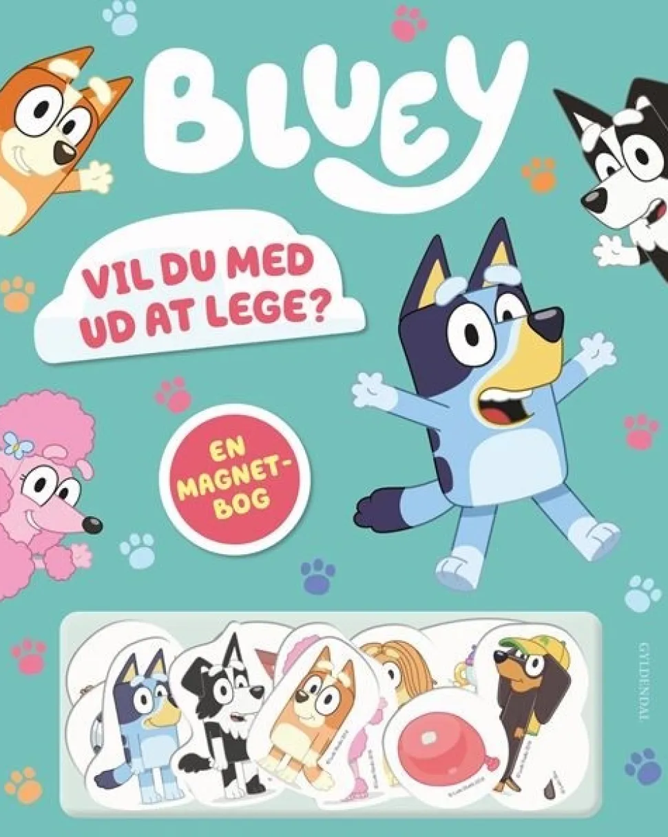 Bluey - Vil du med ud at lege?: En magnetbog (Bog, Papbog, Dansk) af Ludo Studio Pty Ltd