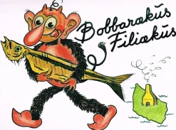 Bobbarækus Filiækus: med Krølle-Bølle rundt på Bornholm (Bog, Indbundet, Dansk) af Ole Mahler
