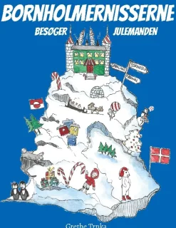 Bornholmernisserne besøger Julemanden: Bornholmernisserne (Bog, Hardback, Dansk) af Grethe Trnka