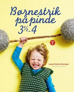 Børnestrik på pinde 3,5-4: hæfte 01 (Bog, Hæftet, Dansk) af Lene Holme Samsøe