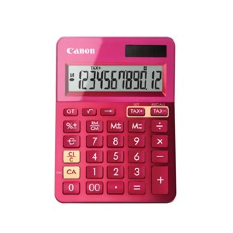 Canon LS-100K-MPK mini pocket calculator pink