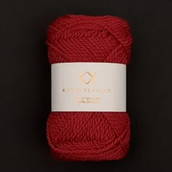 Christmas Red - Recycled Bottle Yarn - KK økologisk garn fra Karen Klarbæk