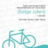 Cykelkort Østlige Jylland: Kort 4 (Kort falset lamineret, Dansk)