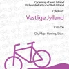 Cykelkort Vestlige Jylland: kort 6 (Kort falset lamineret, Dansk)
