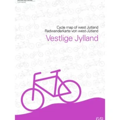 Cykelkort Vestlige Jylland: kort 6 (Kort falset lamineret, Dansk)