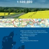 Danmarkskort 1:500.000 (Bog, Kort falset papir, Dansk)
