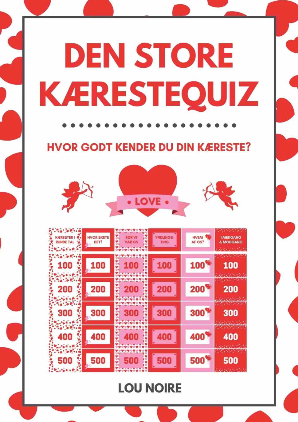 Den Store Kærestequiz (Ebog, pdf, Dansk) af Lou Noire
