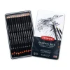 Derwent Graphic 9B-H - 12 Tegneblyanter (Skriveredskaber)