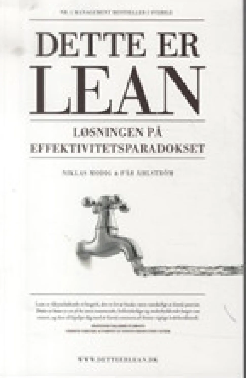 Dette er lean: Løsningen på effektivitetsparadokset (Bog, Indbundet, Dansk) af Niklas Modig & Pär Åhlström