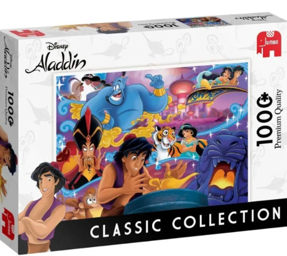 Disney Aladdin Puslespil - Classic Collection - 1000 Brikker (Spil)