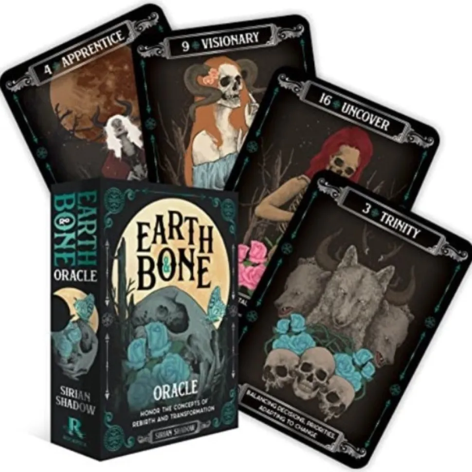 Earth & Bone Oracle: Honor the concepts of rebirth and transformation (Cards, Engelsk) af Sirian Shadow