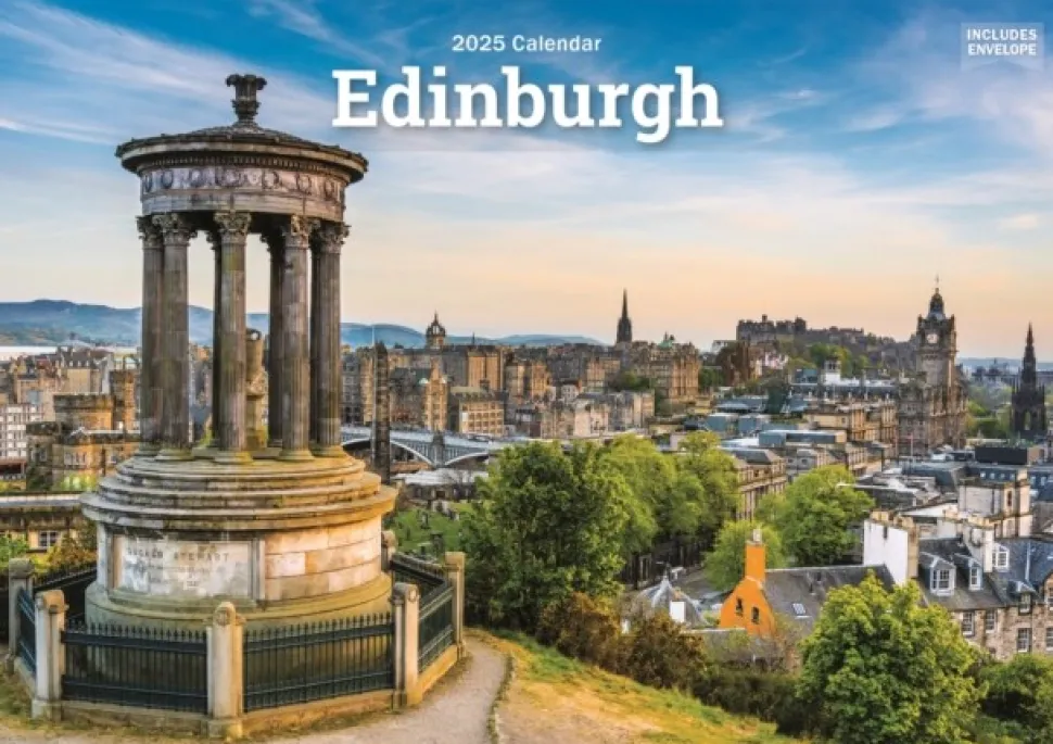 Edinburgh A5 Calendar 2025 (Kalender, Calendar, Engelsk) af Carousel Calendars