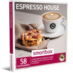 Espresso House: 1 varm drik og 1 snurre for 2 personer (Oplevelsesgave, Gavekort)