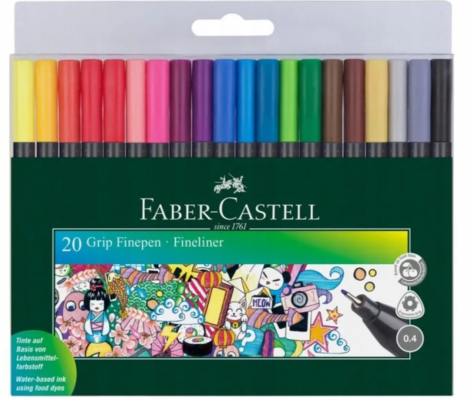 Faber-Castell Fineliner 20 STK. (Skriveredskaber)