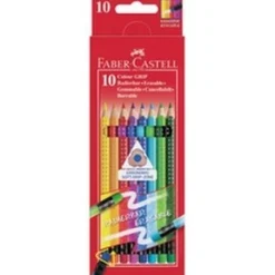 Faber-Castell Farveblyant: Erasable 10 stk (Skriveredskaber)