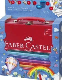 Faber-Castell Gaveæske Farveblyant Grip 18x1 Stk (Skriveredskaber)