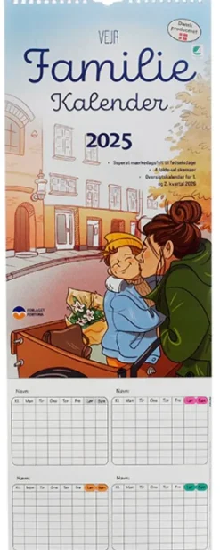Familie kalender - Vejr - 2025
