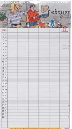 Familie kalender - Vejr - 2025