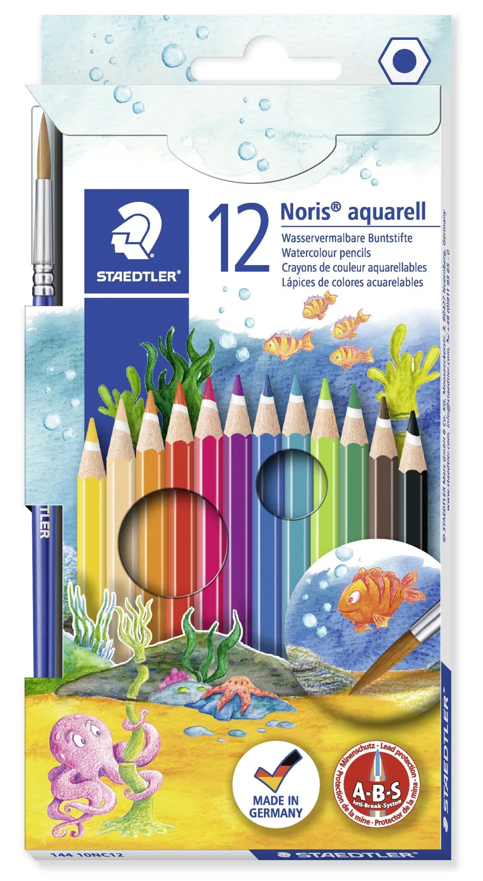 Farveblyant Noris akvarel ass (12) (Kontorartikler)