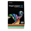 Farvet papir A4 80 gr. ass. farver (250) (Kontorartikler)