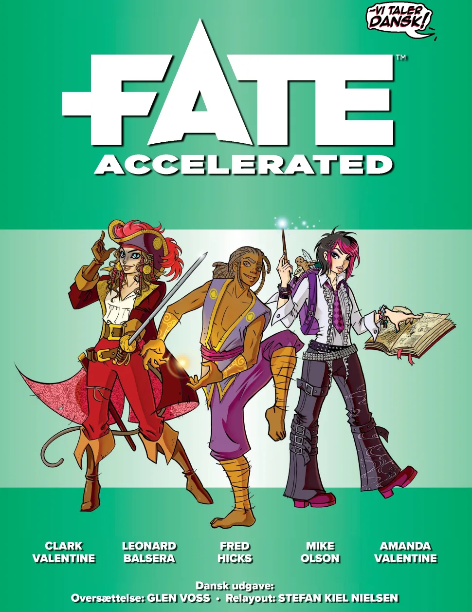 Fate Accelerated: Dansk udgave (Ebog, epub, Dansk) af Glen Voss