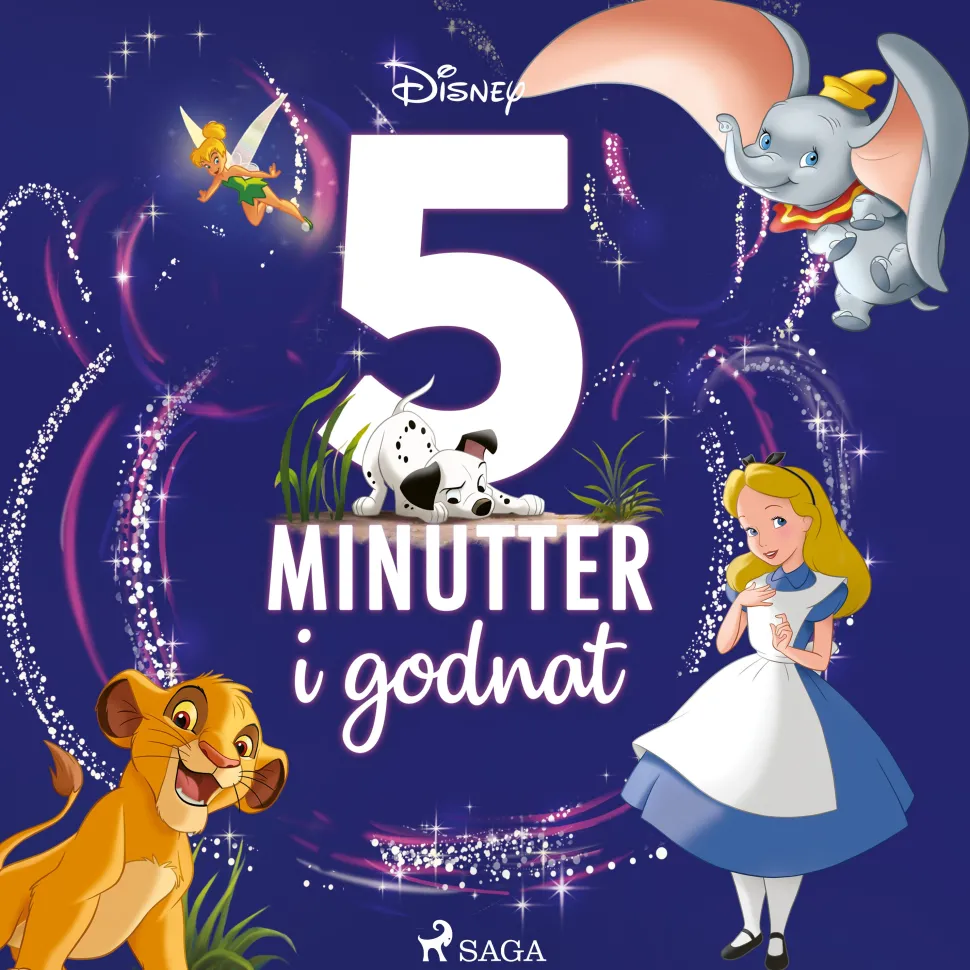 Fem minutter i godnat - Disneys klassikere (Lydbog, zip_mp3, Dansk) af Disney