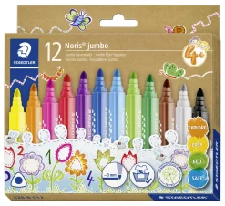 Fiberpen Noris Jumbo tusser ass (12) (Kontorartikler)