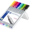 Fineliner Triplus 0,3mm ass (10) (Kontorartikler)