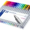 Fineliner Triplus 0,3mm ass (20) (Kontorartikler)