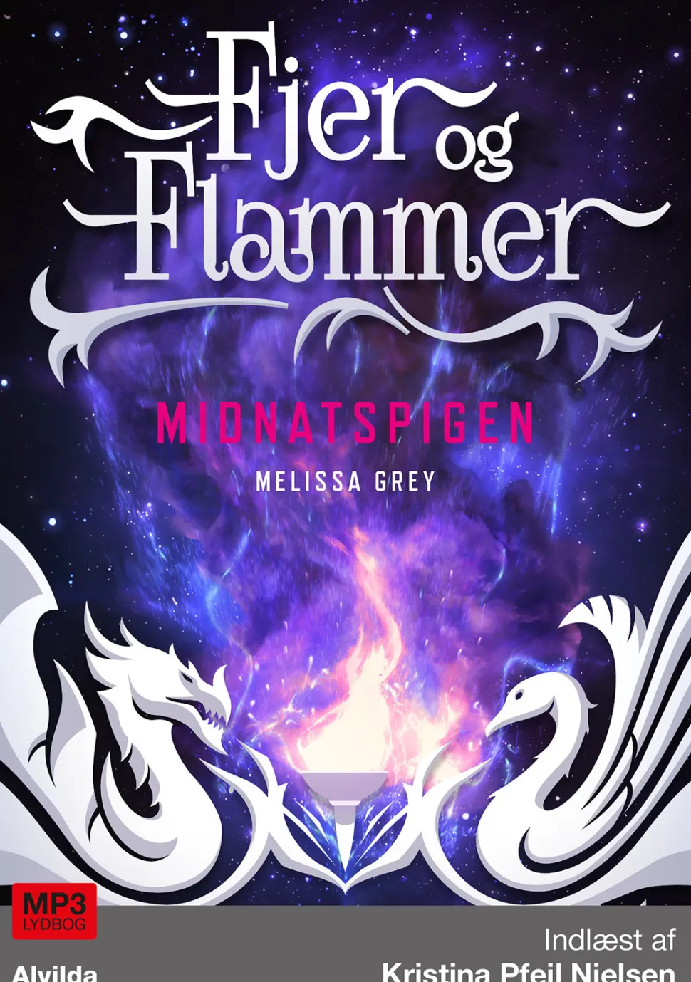 Fjer og flammer 1: Midnatspigen: Midnatspigen (Lydbog, zip_mp3, Dansk) af Melissa Grey