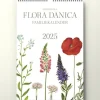 Flora Danica-familiekalender 2025 (Bog, Spiralryg, Dansk) af Gyldendal