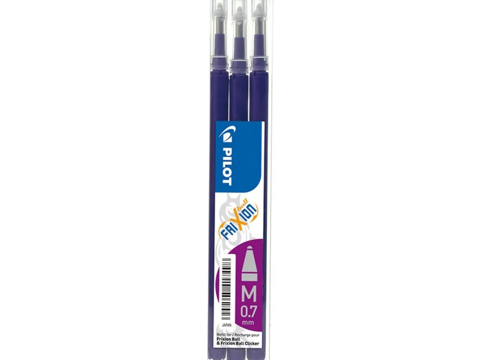 Frixion Clicker 0,7 refill lilla (3) (Kontorartikler)