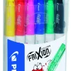 Frixion Colors 0,7 ass farver (6) (Kontorartikler)