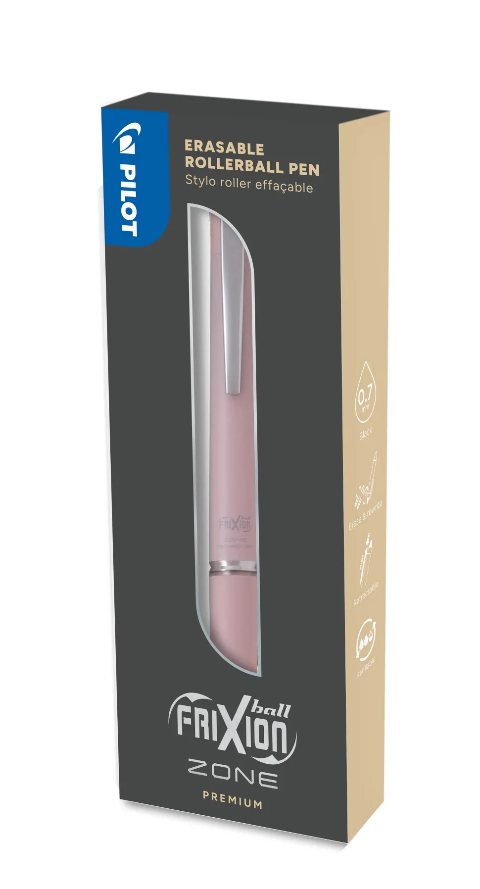 Frixion Zone 0,7 i gaveæske pink (Kontorartikler)