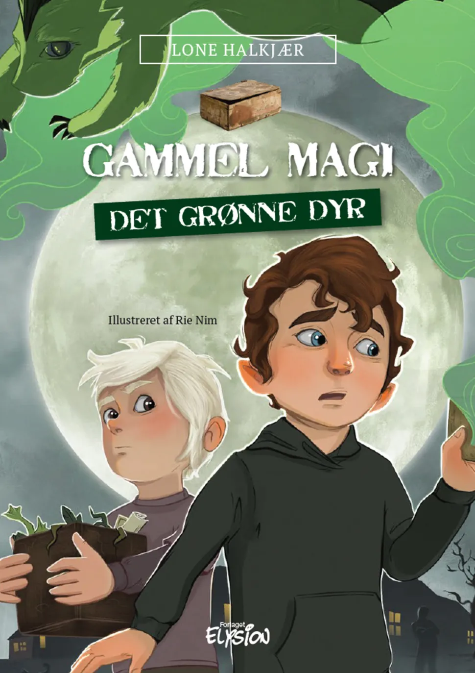 Gammel magi - Det grønne dyr: Gammel magi 1 (Bog, Hardback, Dansk) af Lone Halkjær