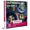 Gastronomi med vin for 2: 1 middag med vin for 2 personer (Oplevelsesgave, Gavekort)