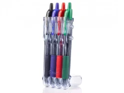 Gelpen m/klik G-2 Set2Go 0,7 Basic (4) (Kontorartikler)