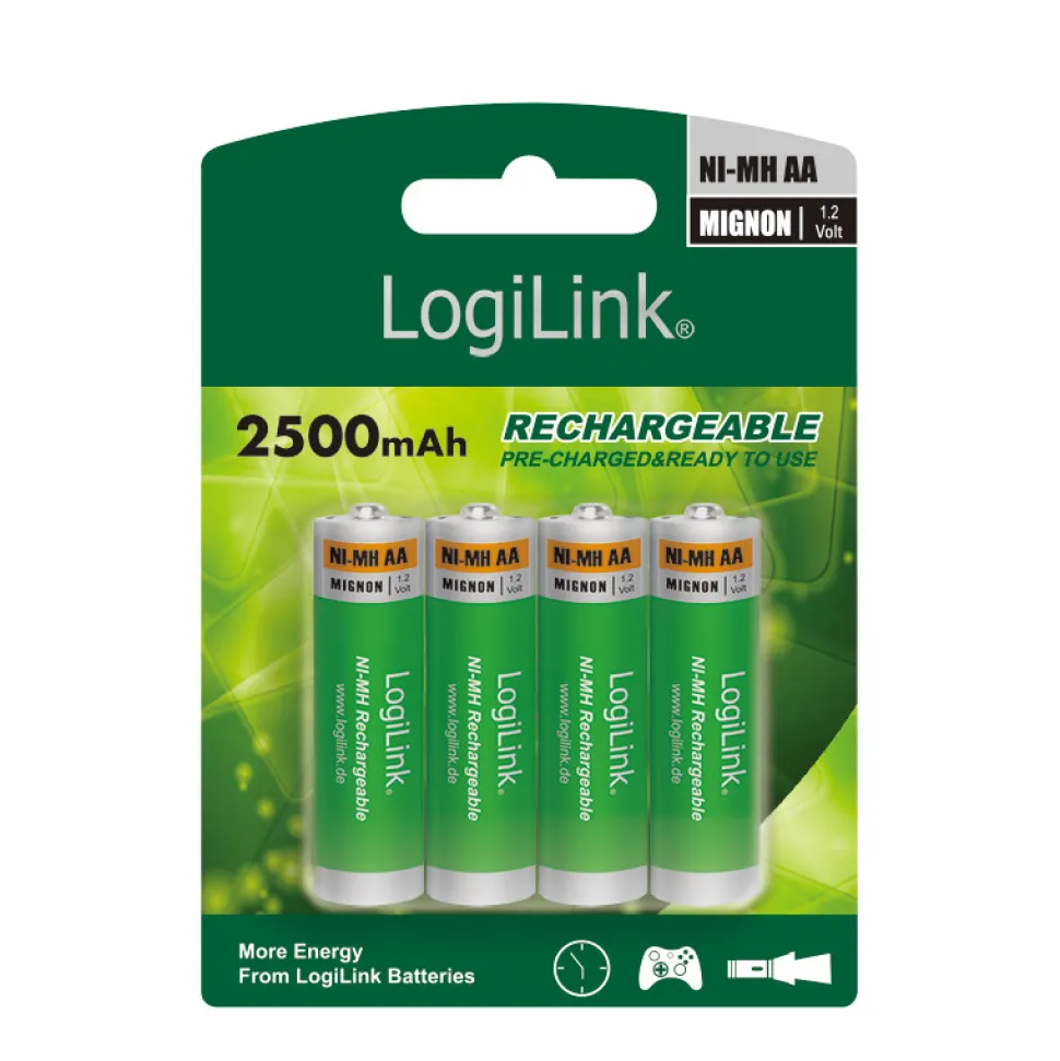Genopladelige batterier (4 x AA)