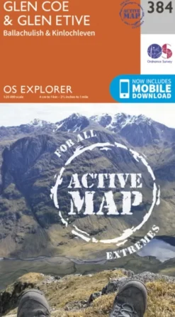 Glen Coe (Sheet map, folded, Engelsk) af Ordnance Survey