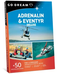 Go Dream: Adrenalin & eventyr deluxe (Oplevelsesgave, Gavekort)