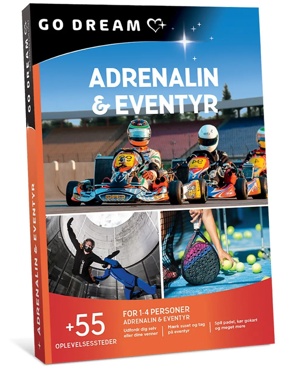 Go Dream: Adrenalin & eventyr (Oplevelsesgave, Gavekort)