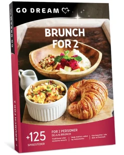 Go Dream: Brunch for 2 (Oplevelsesgave, Gavekort)