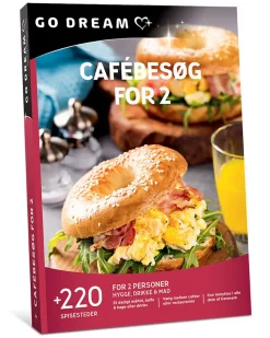 Go Dream: Cafébesøg for 2 (Oplevelsesgave, Gavekort)