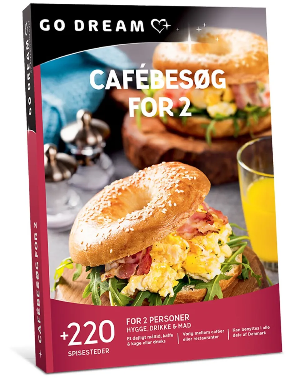 Go Dream: Cafébesøg for 2 (Oplevelsesgave, Gavekort)