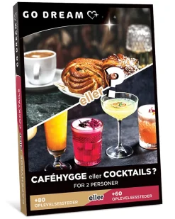 Go Dream: Caféhygge eller cocktailhygge? (Oplevelsesgave, Gavekort)