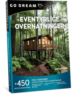 Go Dream: Eventyrlige overnatninger (Oplevelsesgave, Gavekort)