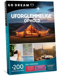 Go Dream: Uforglemmelige ophold (Oplevelsesgave, Gavekort)